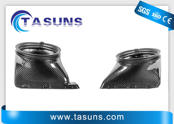 qualità  CE Carbon Fiber Intake Front Bumper Intake Hole Air Duct Cover fabbrica