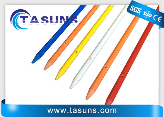 qualità  Round Pre Drilled Pultruded Fiberglass Rod Electric Fence Posts Rods fabbrica